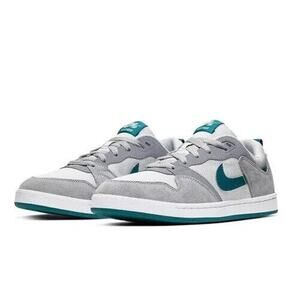Nike Men’s Alleyoop SB Particle Gray Geode Teal - CJ0882-003 New Choose Size
